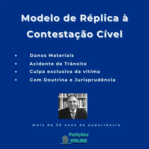 Modelo de Réplica à Contestação Danos Materiais