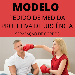 Modelo de pedido medida protetiva de urgência separação corpos