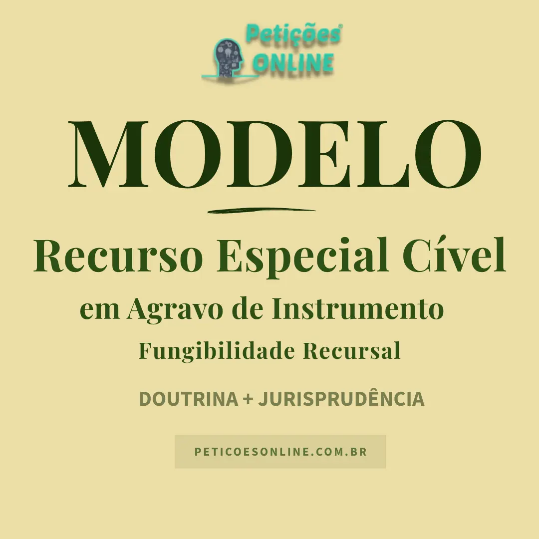 Modelo de Recurso Especial Contra Agravo de Instrumento