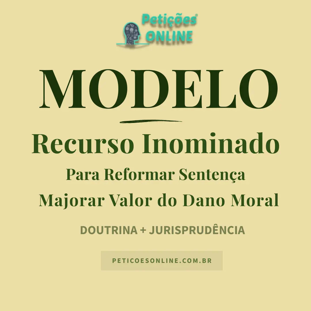 Modelo de Recurso Inominado para Reformar Senten&ccedil;a