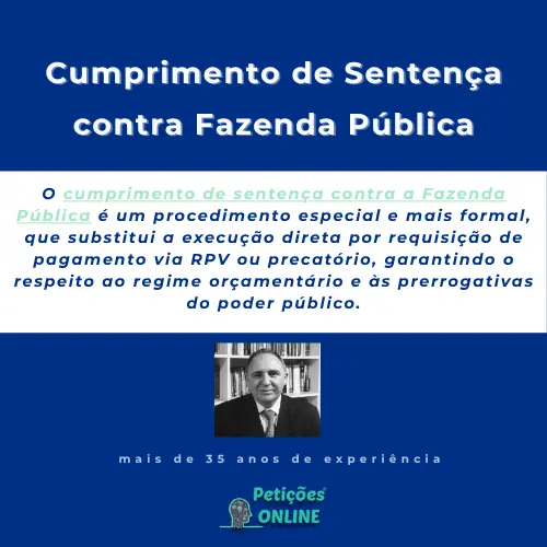 Cumprimento de Sentença Contra a Fazenda Pública