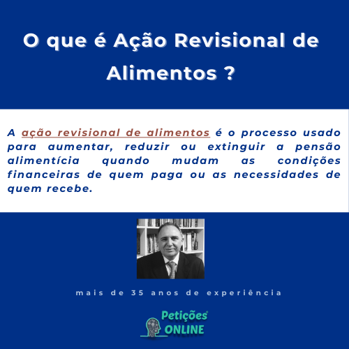 O que é ação revisional de alimentos | Alberto Bezerra