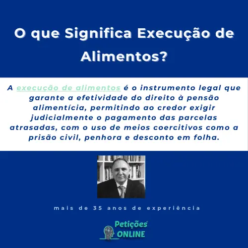 O que é execução de alimentos?