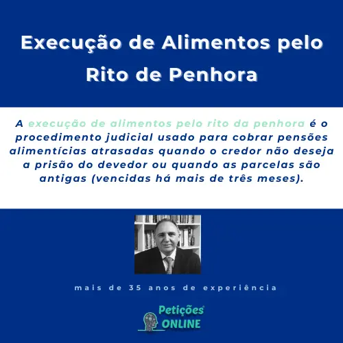 Execução de Alimentos Pelo Rito de Penhora