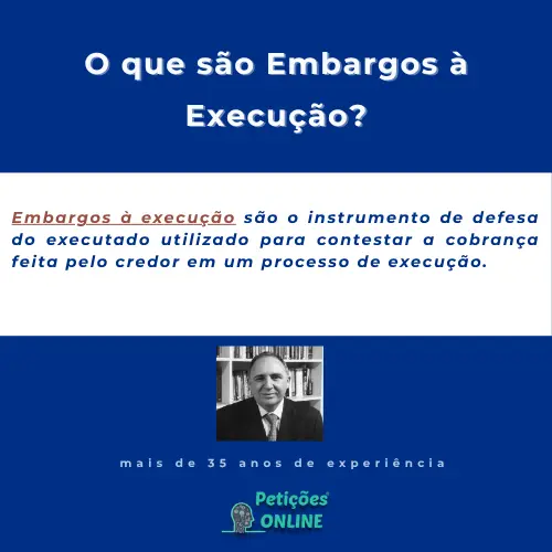 O que são embargos à execução ?