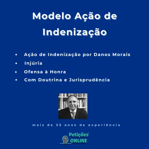 Autor Petições Online - Ação Indenização Dano Honram