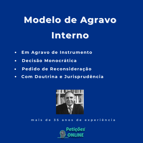 Autor Petições Online - Agravo Interno Monocrática