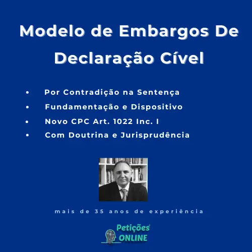 Autor Petições Online - Embargos Contradição Sentença
