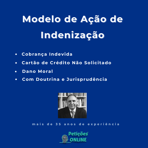 Autor Petições Online - Indenização Cartão Não Solicitado