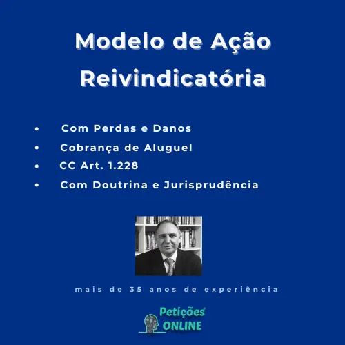 Autor Peti&ccedil;&otilde;es Online - A&ccedil;&atilde;o Reivindicat&oacute;ria Comodato Verbal Im&oacute;vel Urbano
