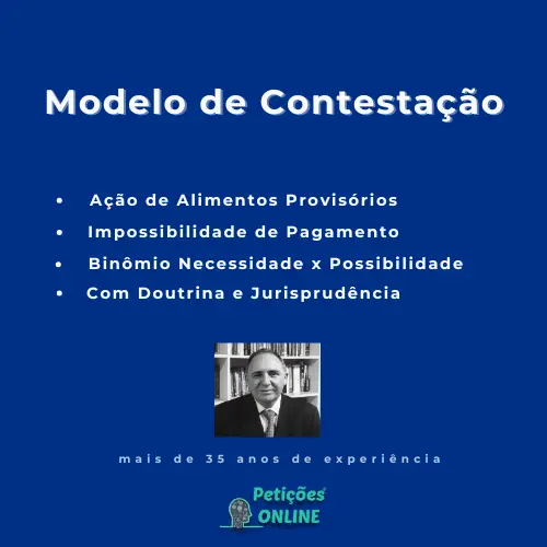 Autor Peti&ccedil;&otilde;es Online - Contesta&ccedil;&atilde;o Alimentos Pai