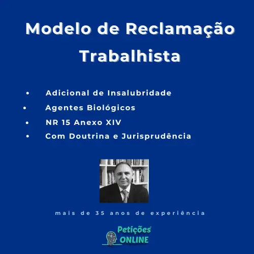 Autor Peti&ccedil;&otilde;es Online - Reclama&ccedil;&atilde;o Insalubridade