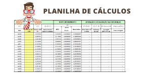 Planilha de cálculos revisão FGTS 1999 a 2013