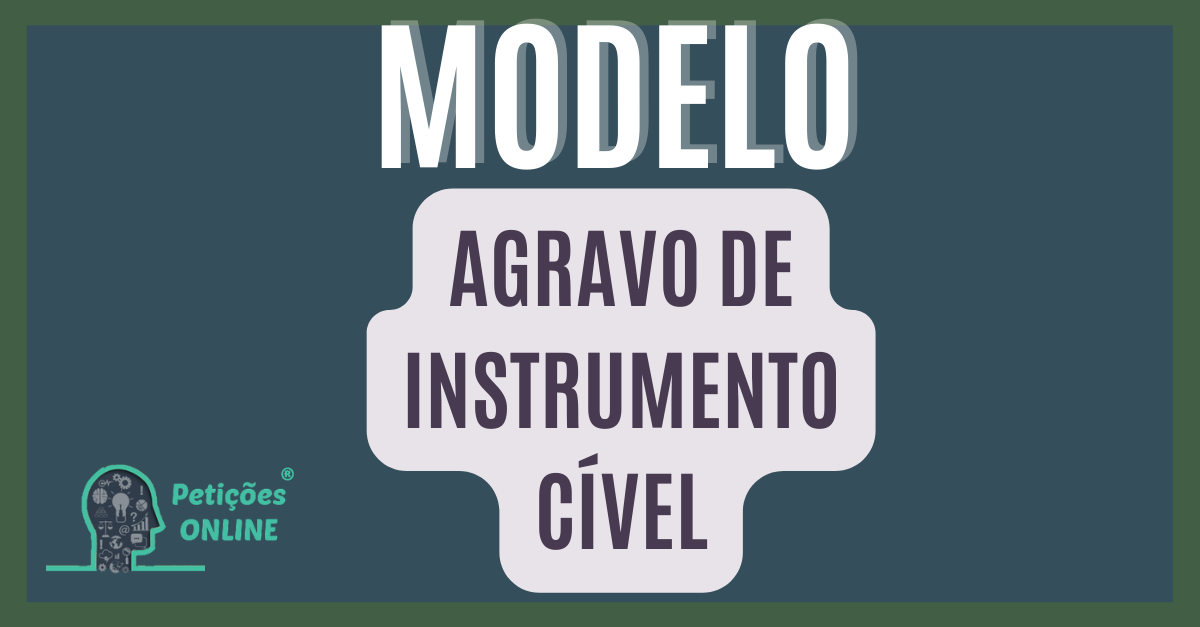 Exemplo De Agravo De Instrumento Com Pedido De Tutela Antecipada