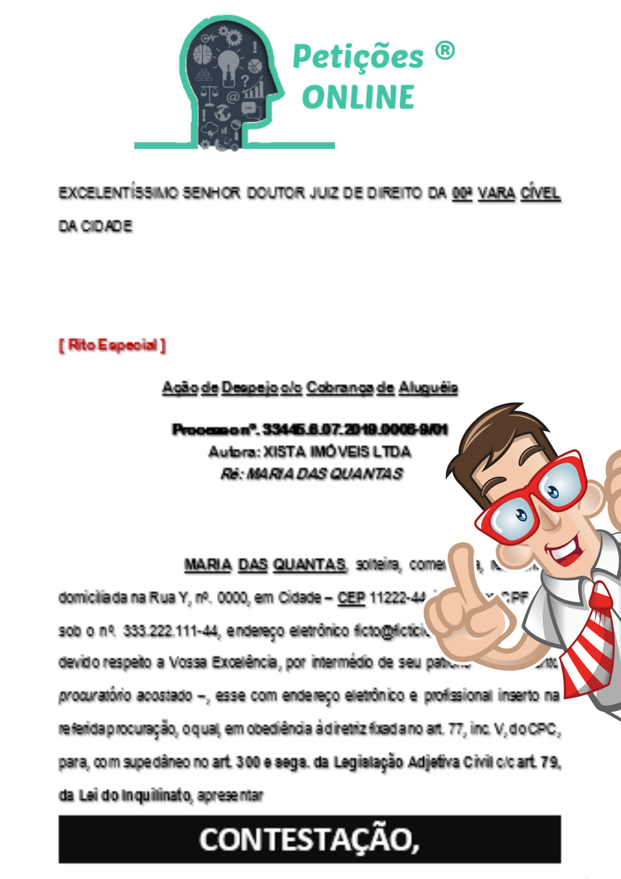 Topo 38 imagem modelo de acao de despejo br.thptnganamst.edu.vn
