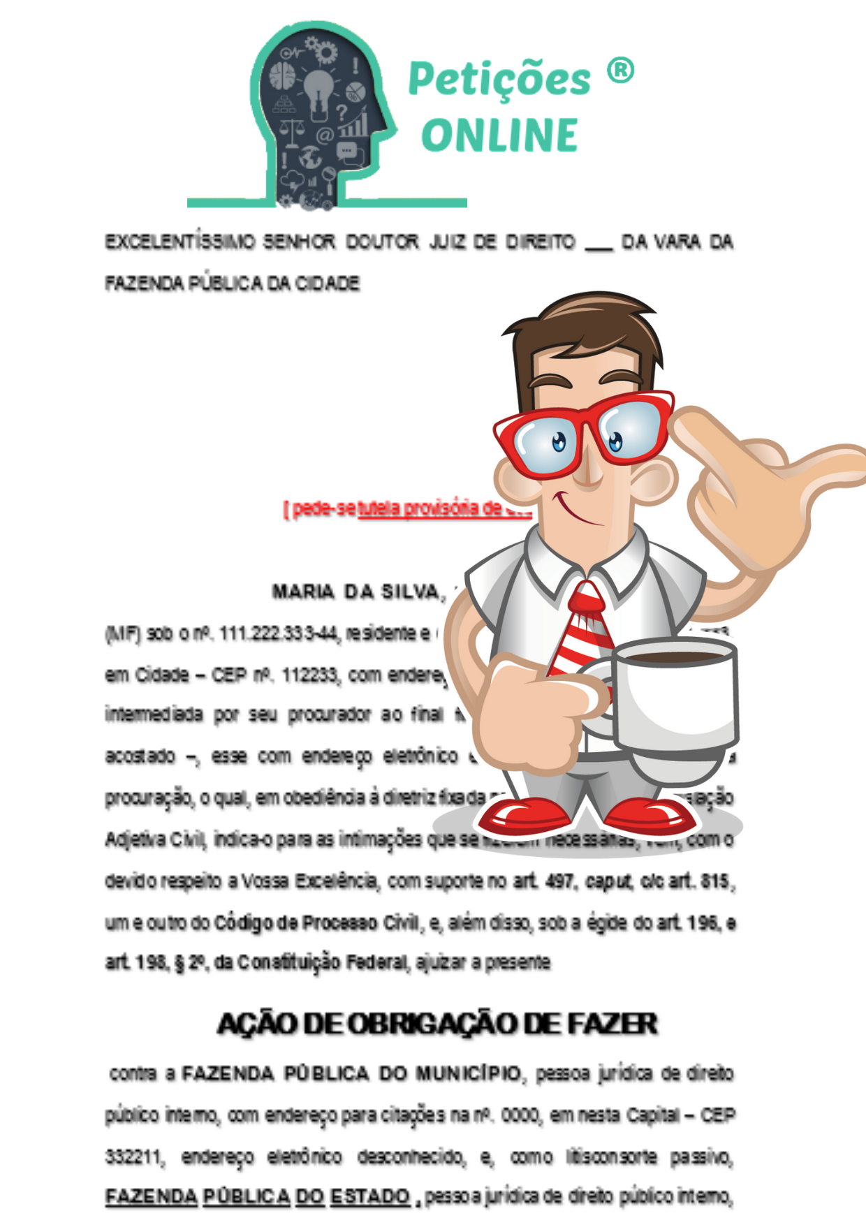 Acao obrigacao de fazer retoedu