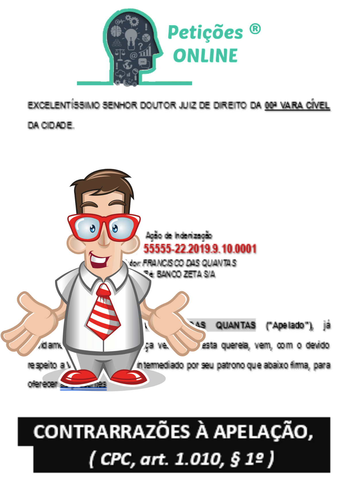 Modelo Contrarrazões de Apelação Cível Novo