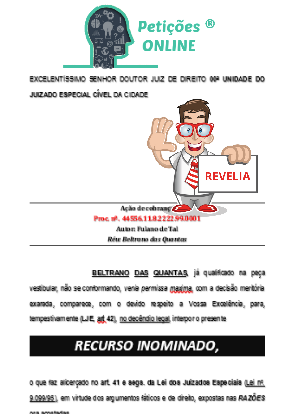 Revelia segundo o Novo Código de Processo Civil