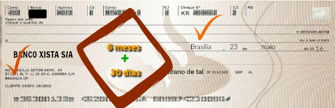 Prazo de execução de cheque