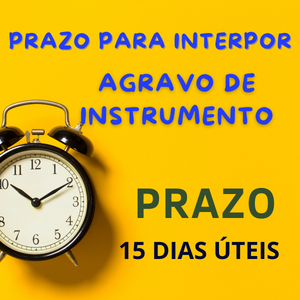 Prazo Para Interpor Agravo De Instrumento Novo CPC [Confira]