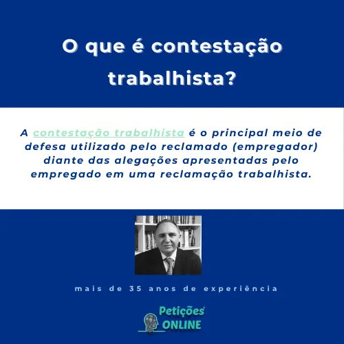 O que é contestação trabalhista?