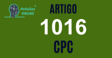 Art 1016 do CPC » Jurisprudência Atualizada «
