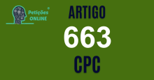 Art 663 do CPC » Jurisprudência Atualizada «