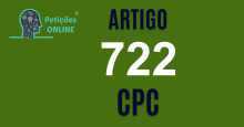 Art 722 do CPC » Jurisprudência Atualizada «