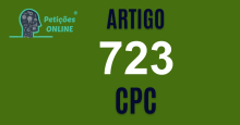 Art 723 do CPC » Jurisprudência Atualizada «