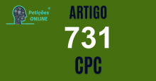 Art 731 do CPC » Jurisprudência Atualizada «