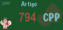Art 794 do CPP » Jurisprudência Atualizada «