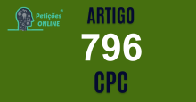 Art 796 do CPC » Jurisprudência Atualizada «