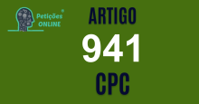Art 941 do CPC » Jurisprudência Atualizada «