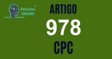 Art 978 do CPC » Jurisprudência Atualizada «