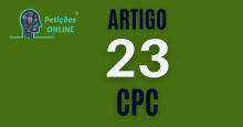 ART 23 do CPC