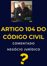 O que diz o artigo 104 do CC