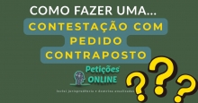 Contestação com Pedido Contraposto no Juizado Especial JEC