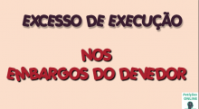 Excesso de execução no novo cpc