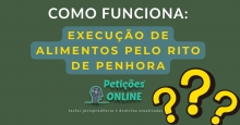 Como funciona a execução de alimentos pelo rito de penhora?