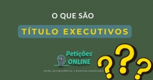 O que são títulos executivos ?