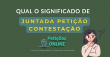 Juntada de Petição de Contestação Significado