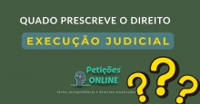 Qual o prazo de prescrição da ação de execução ?
