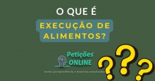 Significado de Execução de Alimentos